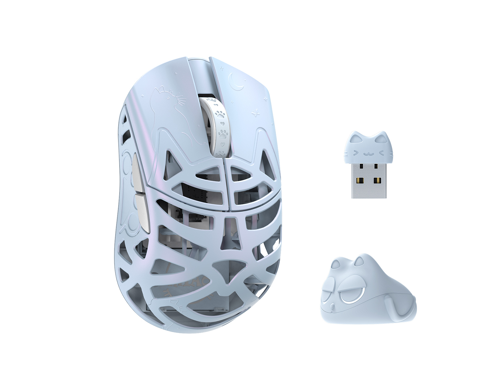 WLMOUSE （ウィルマウス） Beast Miao（Omron）Black WLMouse Beast Miao - Wireless Gaming Mouse - Black [Omron