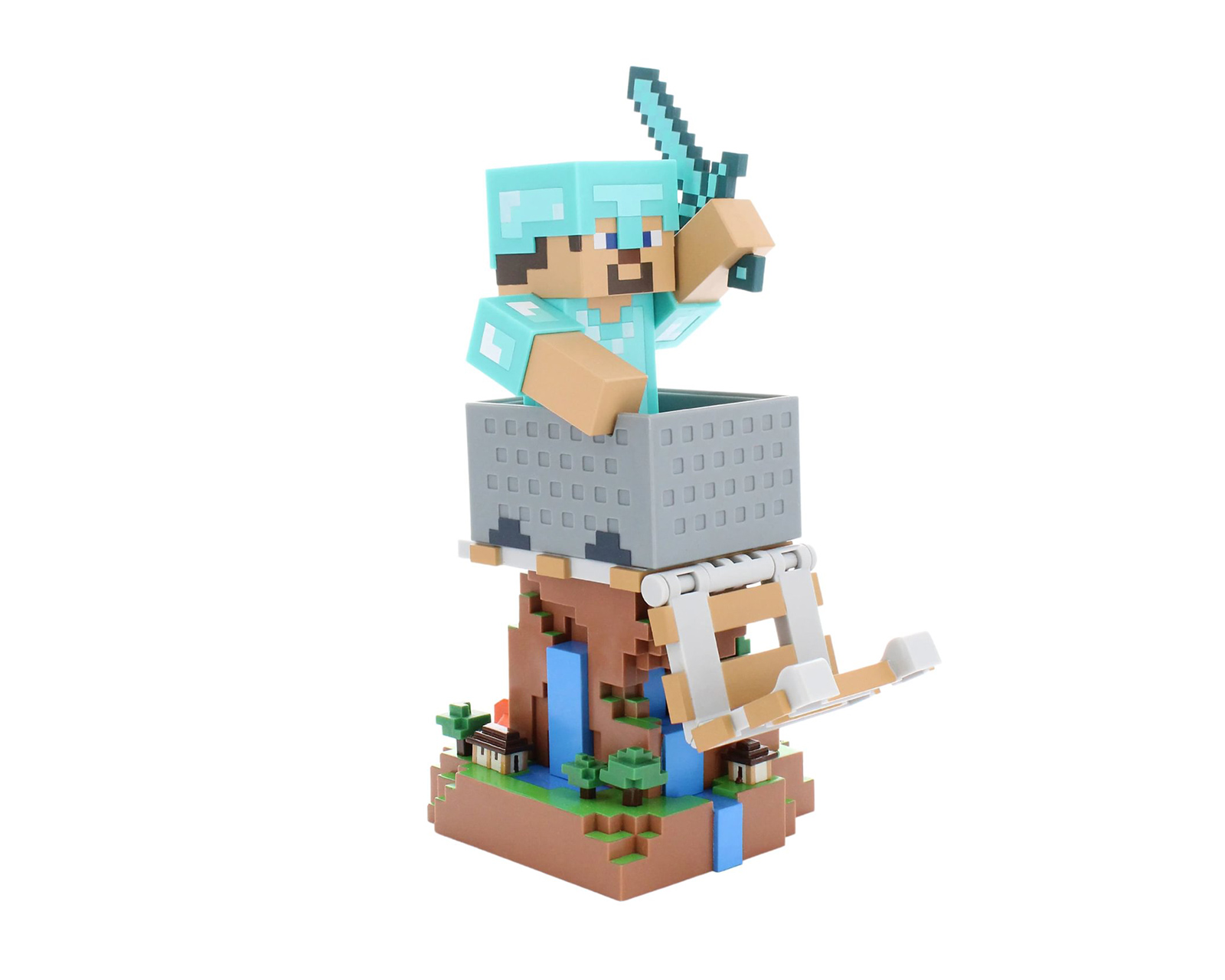 Cable Guys Minecraft: Steve in Diamond Armor R.E.S.T Phone