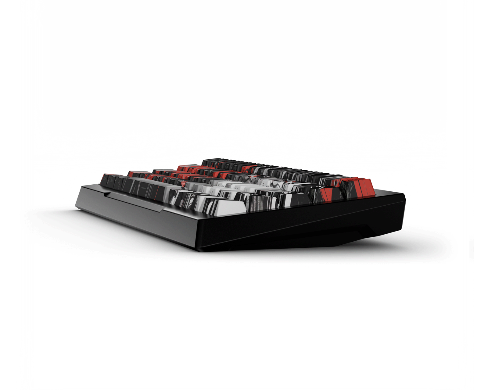 Pwnage Zenblade 65 V2 Keyboard - Black Frame / Red Bottom / Red