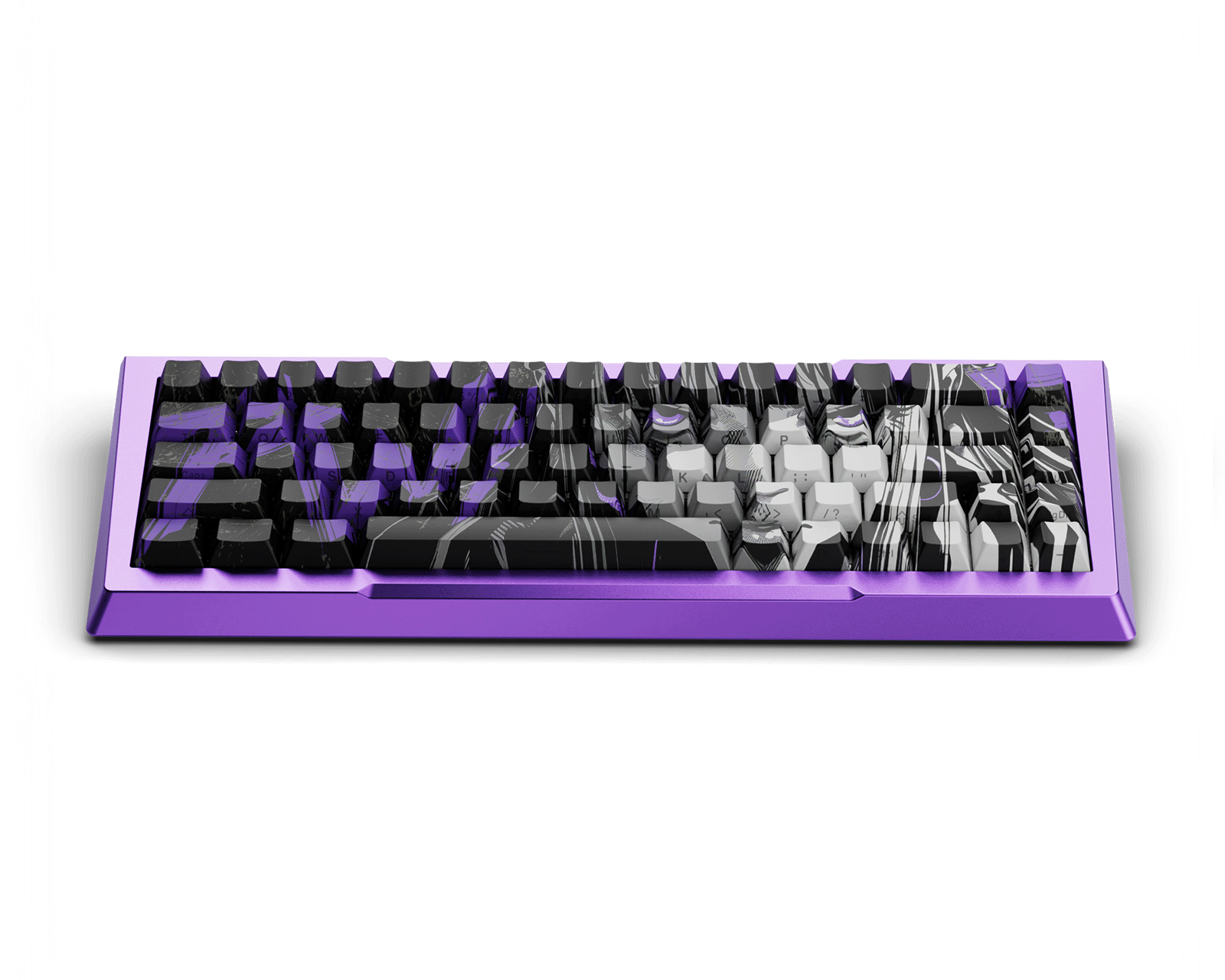 Pwnage Zenblade 65 V2 Keyboard - Purple Frame / Black Bottom