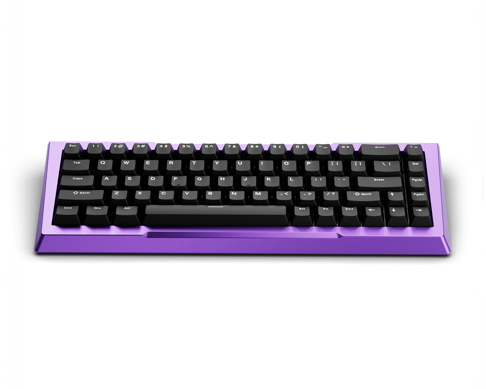 Pwnage Zenblade 65 V2 Keyboard - Purple Frame / Black Bottom