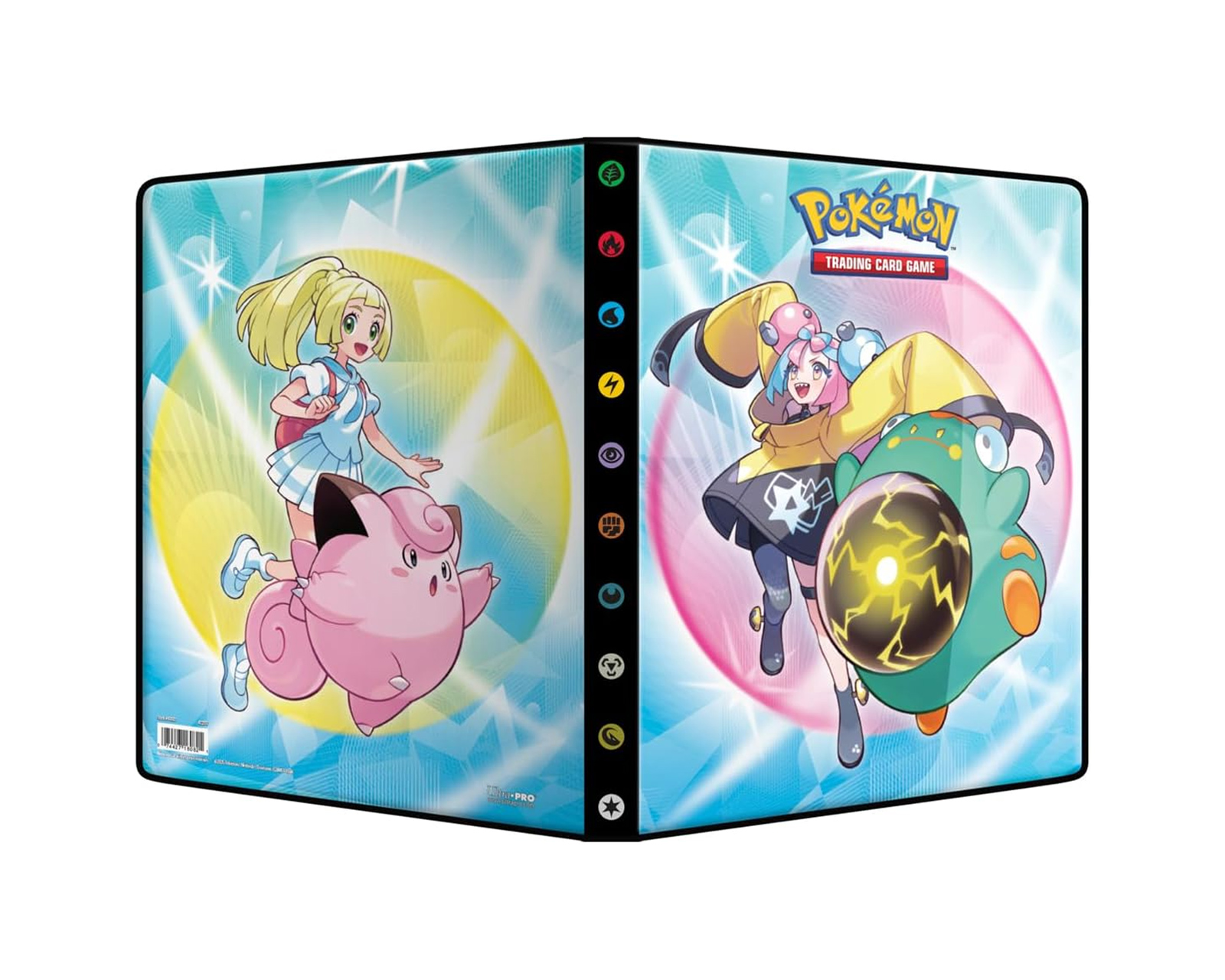【Pokemonブルーファイルとカード9枚のセット】 Pokémon Scarlet & Violet 9: Journey Together 9-pocket binder