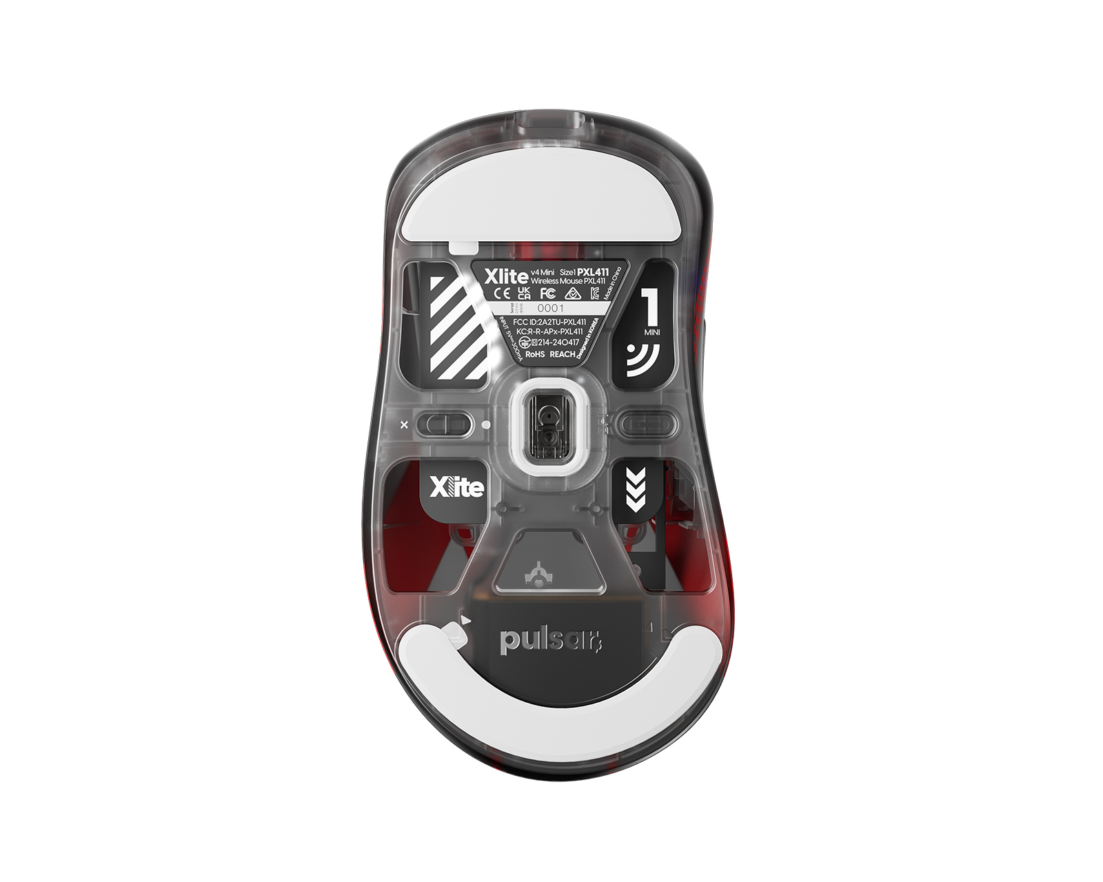 Pulsar Xlite v4 Mini Wireless Gaming Mouse - T1 Edition