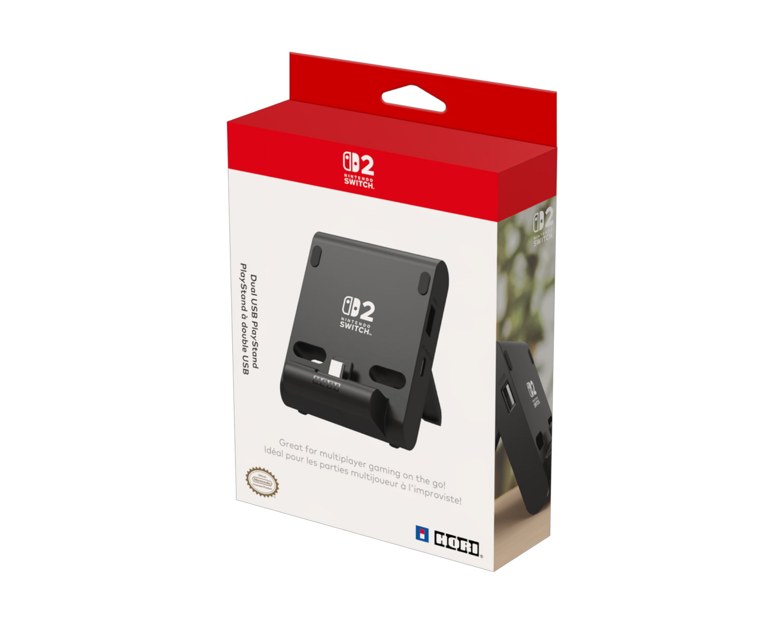 Hori Nintendo Switch 2 Dual USB Charge Stand - MaxGaming.com
