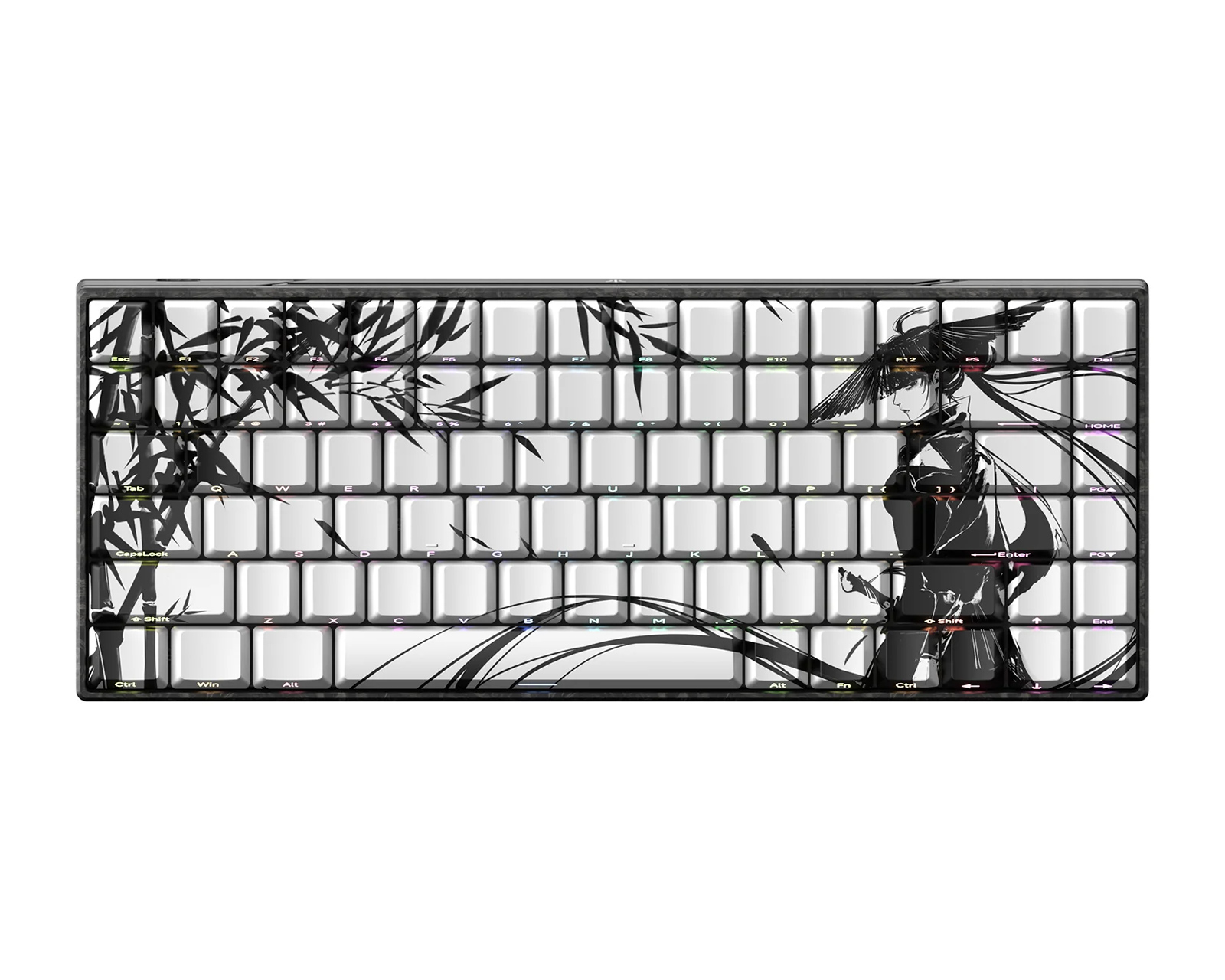 WLMouse YING75 Forged Carbon Fiber Keyboard - White [TTC