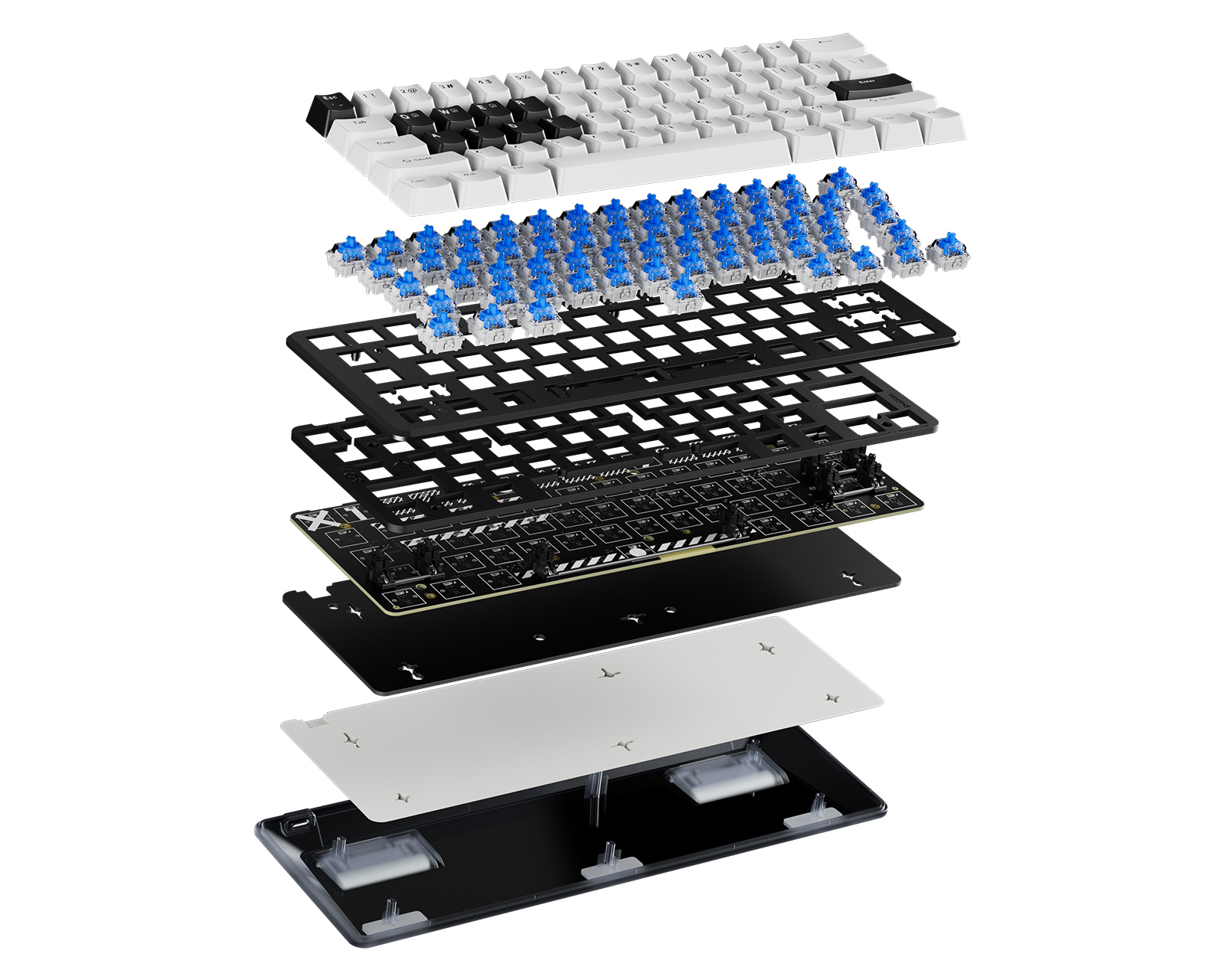 Pulsar PCMK 3 HE 60 Mechanical Keyboard ANSI - White - MaxGaming.com