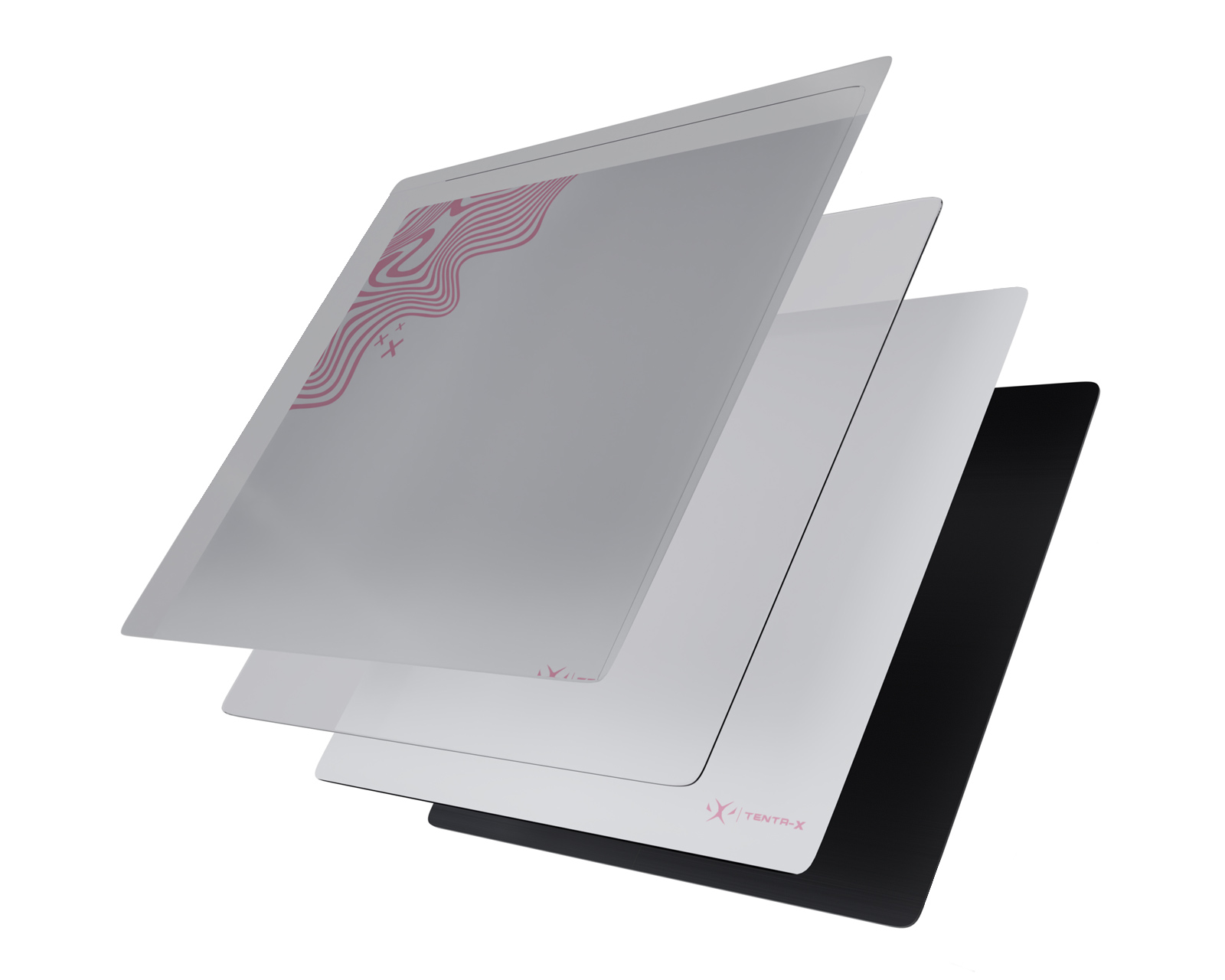 マウス・トラックボール tenta-x Acidity Glass Pad Limited Tenta-X Acidity BerryMilk Glass Mousepad - Limited Edition