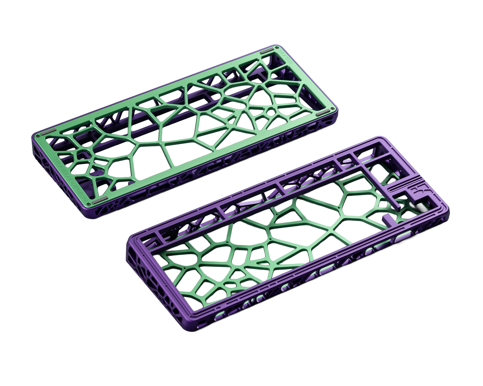 KBDfans Holy80 Case - Anodized Purple & Green - MaxGaming.com