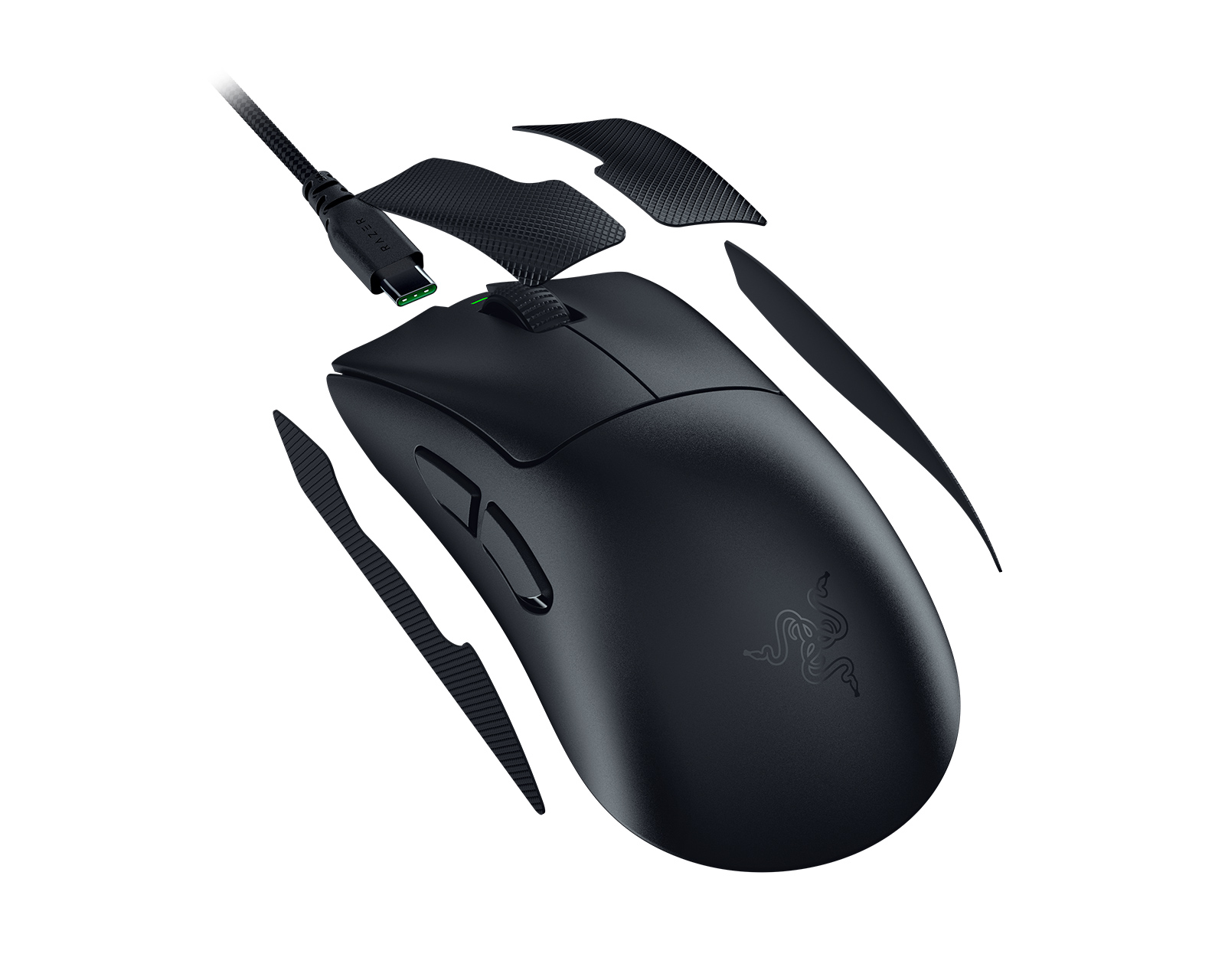 Razer DeathAdder V4 Pro Wireless Gaming Mouse - Black - MaxGaming.com