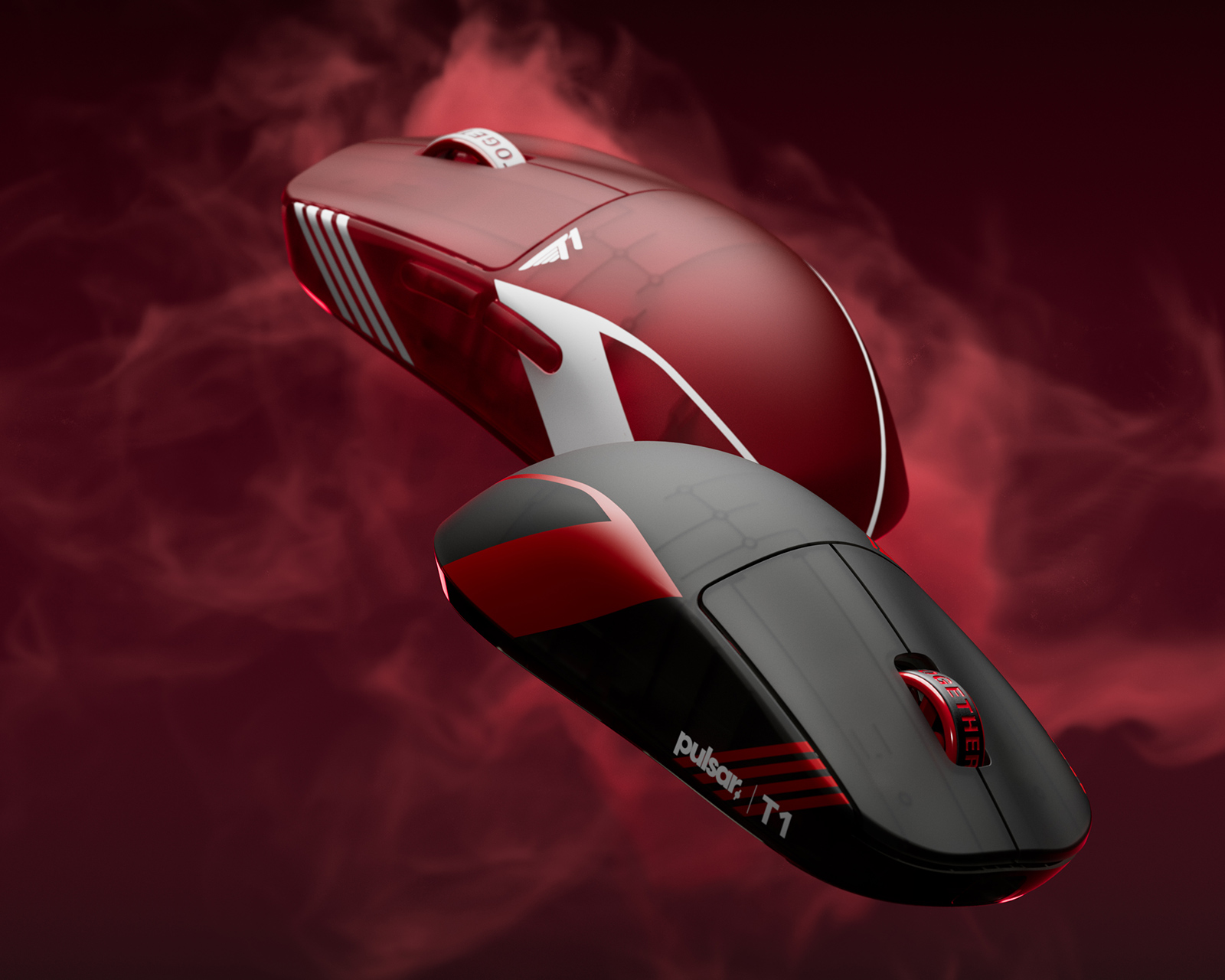【即日発送】Pulsar x2 crazylight T1 EDITION Pulsar X2 CRAZYLIGHT T1 Edition Wireless Gaming Mouse - Red
