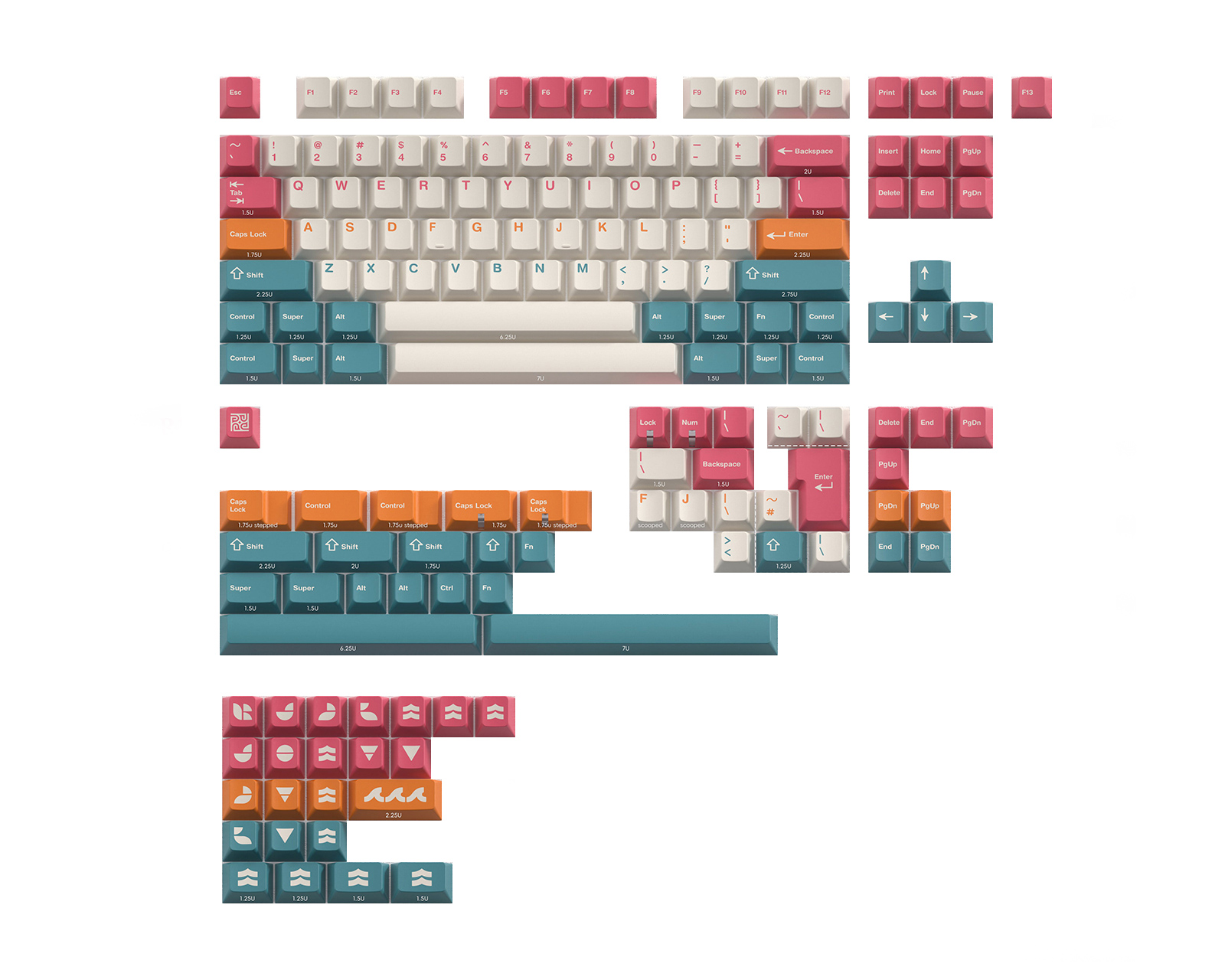 KBDfans PBTfans Salt Lakes - Base kit - MaxGaming.com