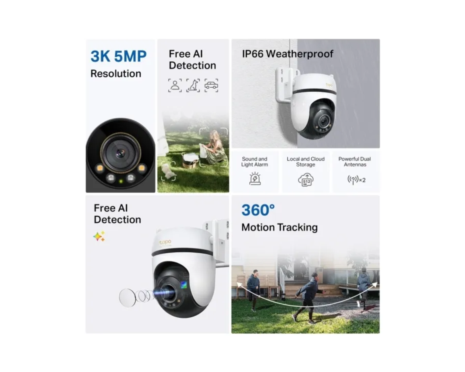 TP-Link Tapo C530WS Outdoor Pan/Tilt Surveillance Wi-Fi Camera