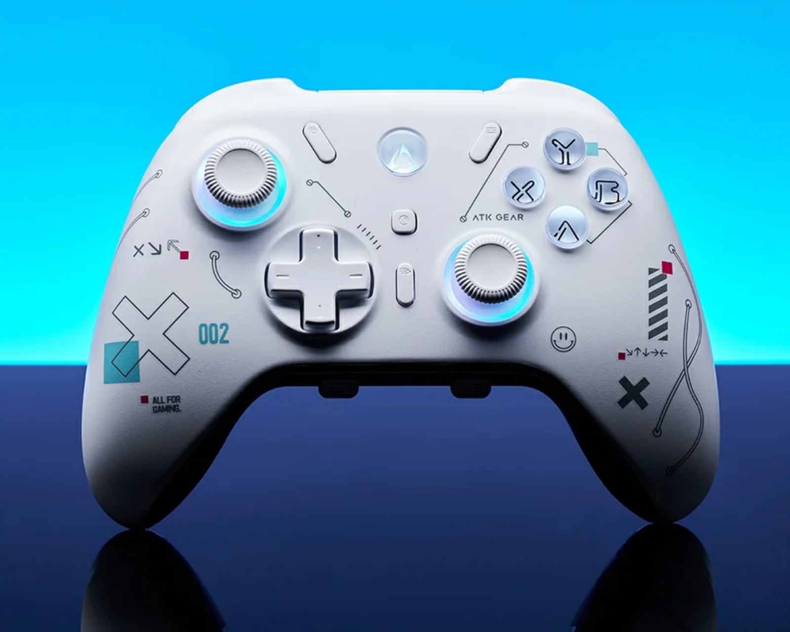 ATK AXE PRO Wireless Gaming Controller - White - MaxGaming.com