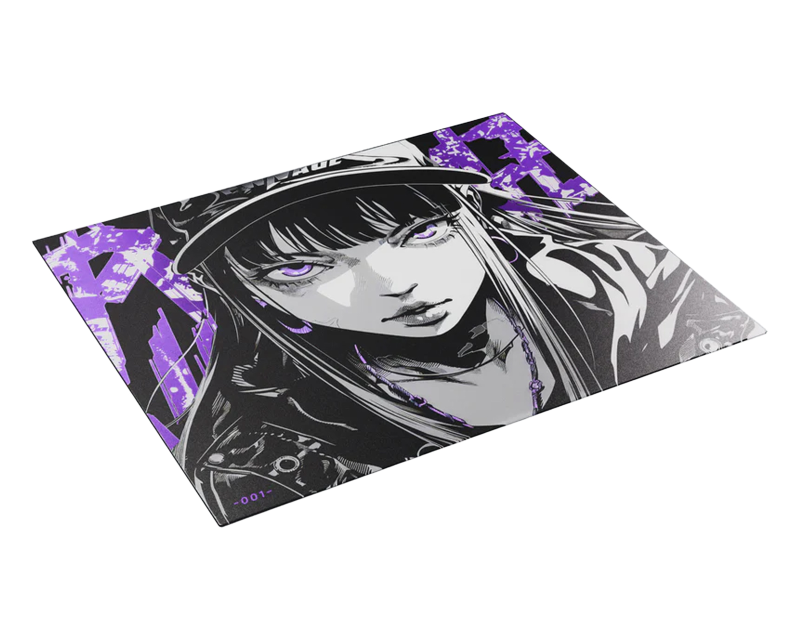 Pwnage Nyomi Glass Mousepad - Purple - Limited Edition - MaxGaming.com