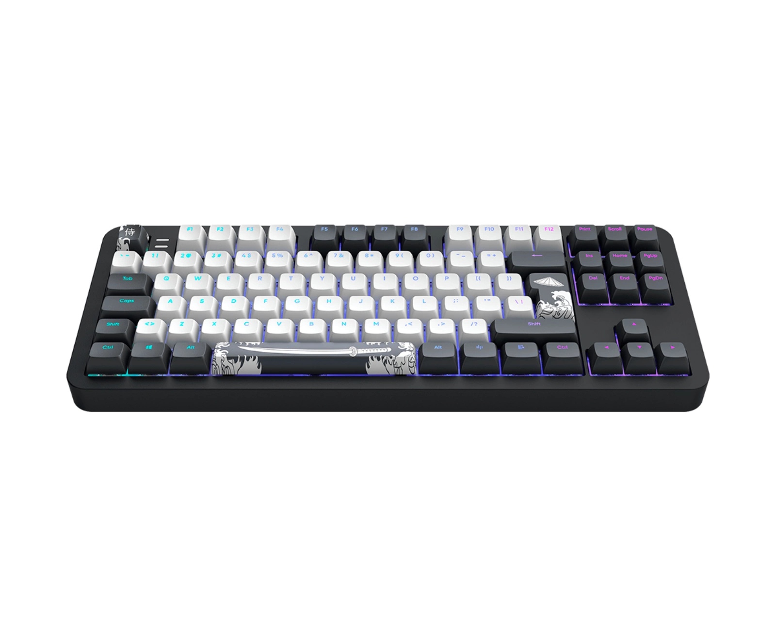 Dark Project ALU87 Gaming Keyboard RGB - Bushido [g3ms Zircon