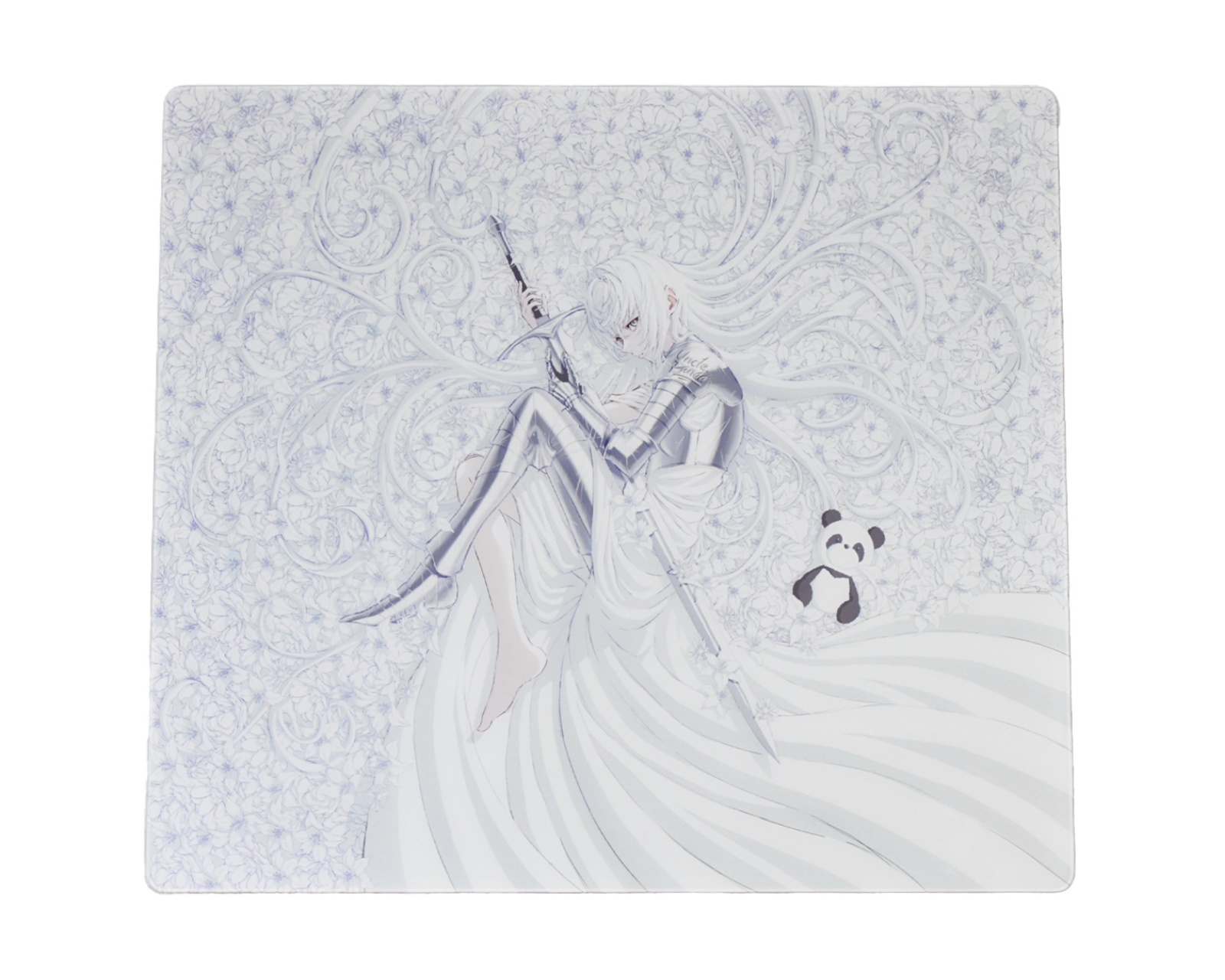 Uncle Panda PLUCK Glass Mousepad - Limited Edition - MaxGaming.com