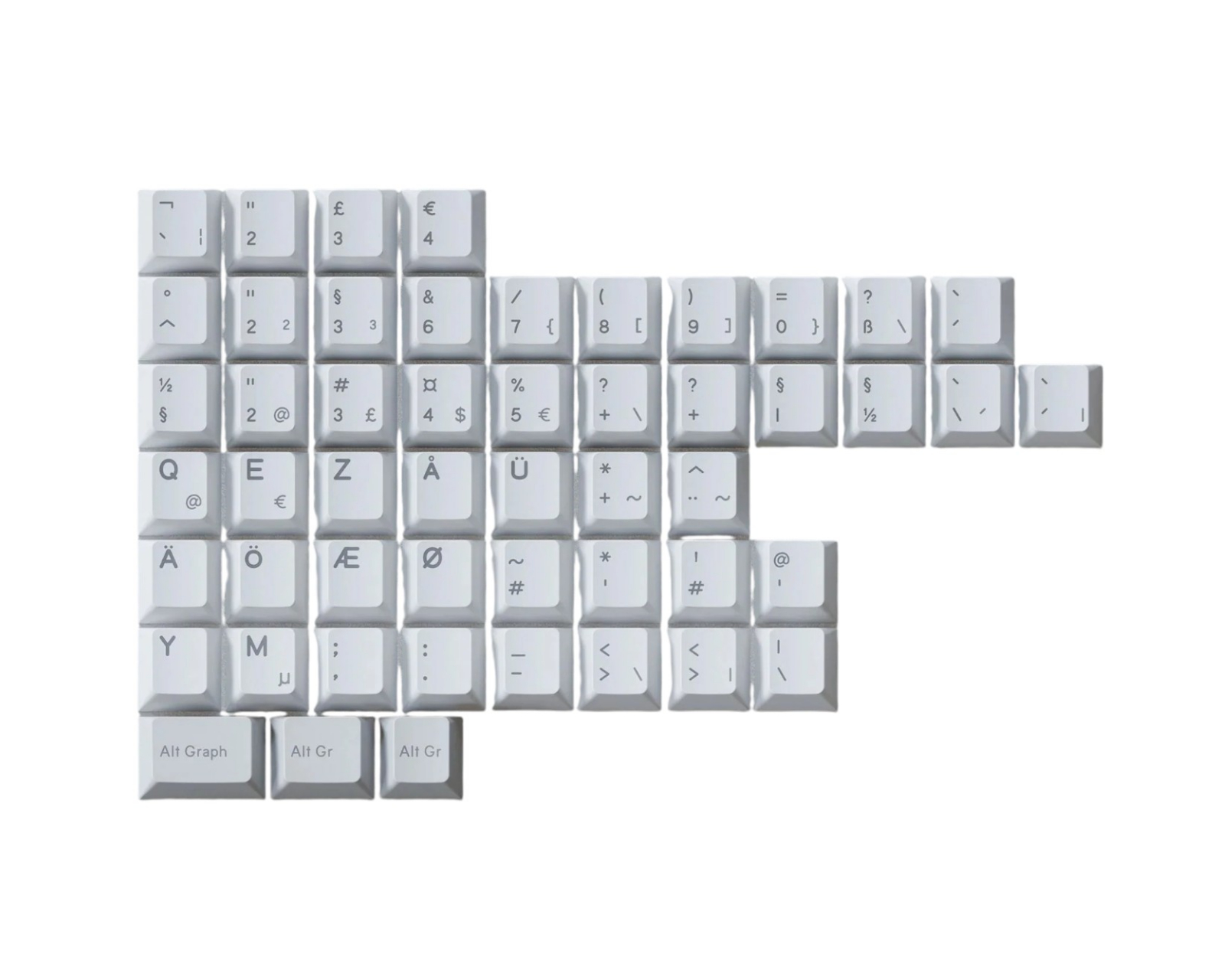 KBDfans PBTfans Lucy R2 - International kit - MaxGaming.com