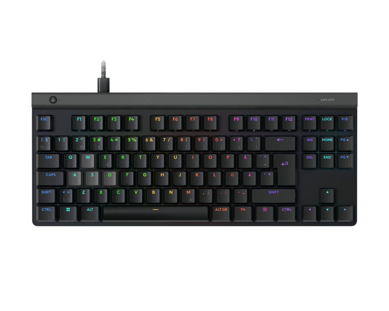 Logitech G515 TKL Rapid Low Profile Gaming Keyboard - Black