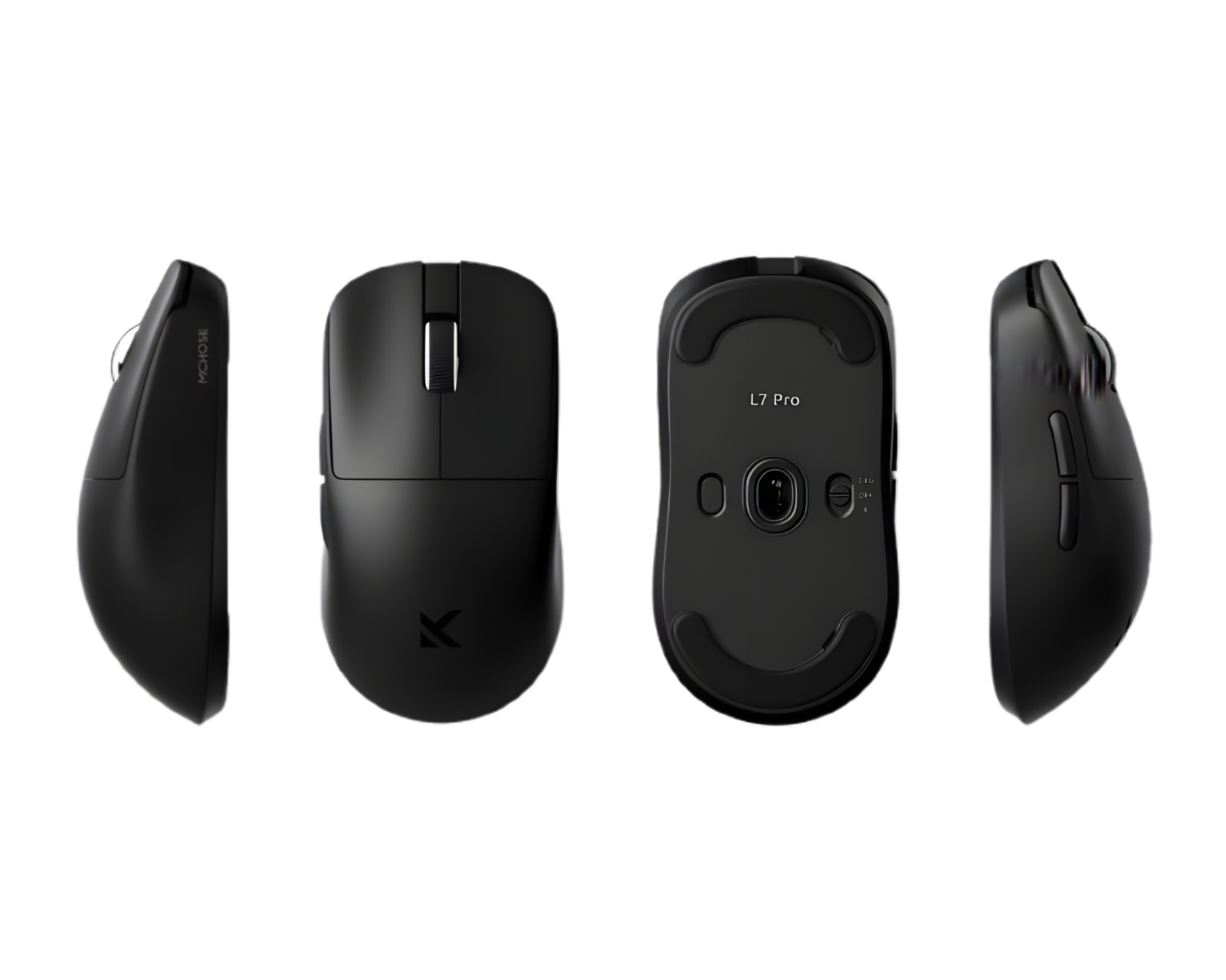 MCHOSE L7 Ultra Plus Wireless Mouse - Black - MaxGaming.com