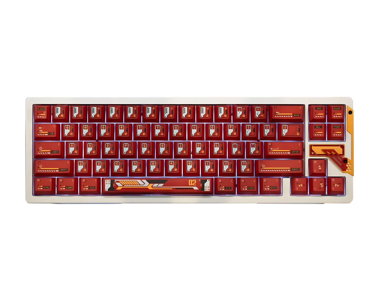 Chilkey Slice68 HE Gaming Keyboard - Red - MaxGaming.com