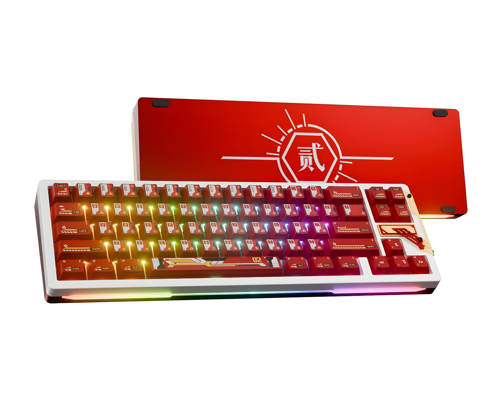 Chilkey Slice68 HE Gaming Keyboard - Red - MaxGaming.com