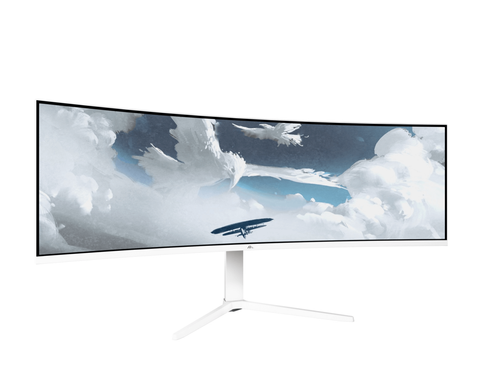 Arozzi Nova 49 Curved VA 5120x1440 165 Hz Gaming Monitor - White