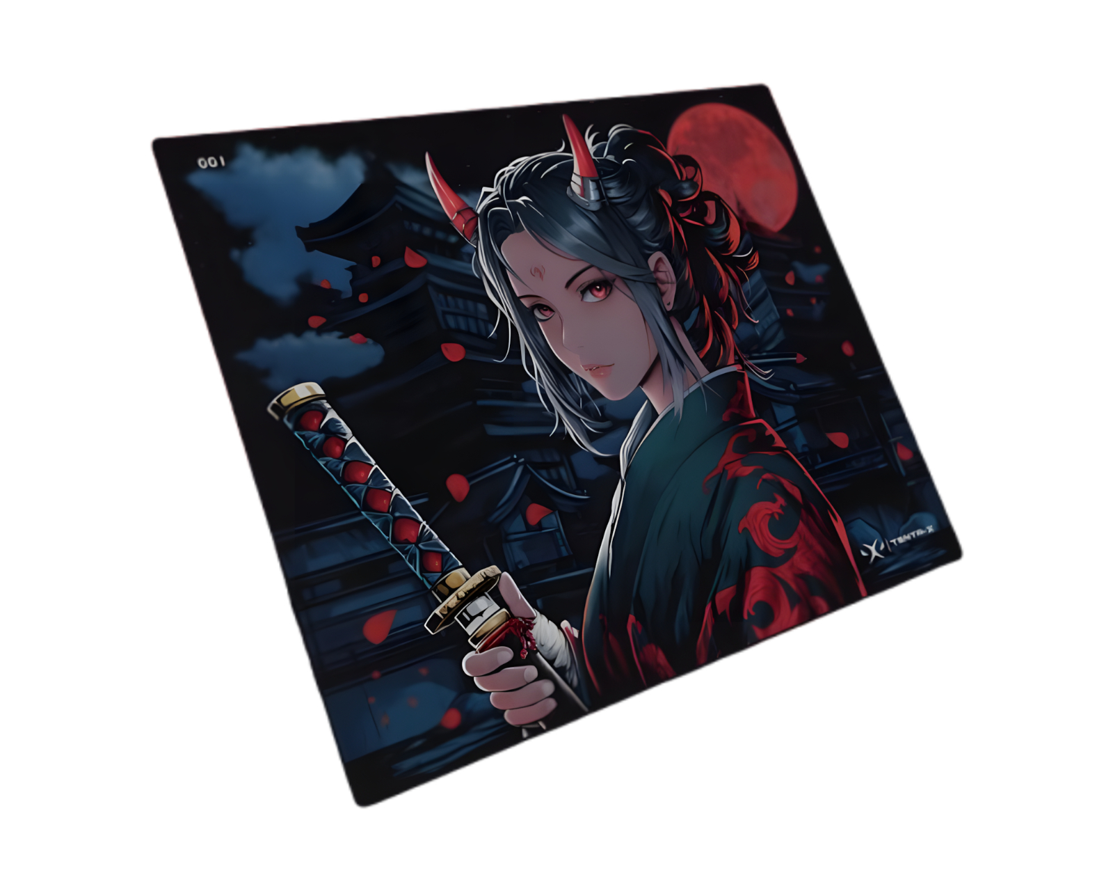 Tenta-X Oni's Oath Glass Mousepad - Limited Edition - MaxGaming.com