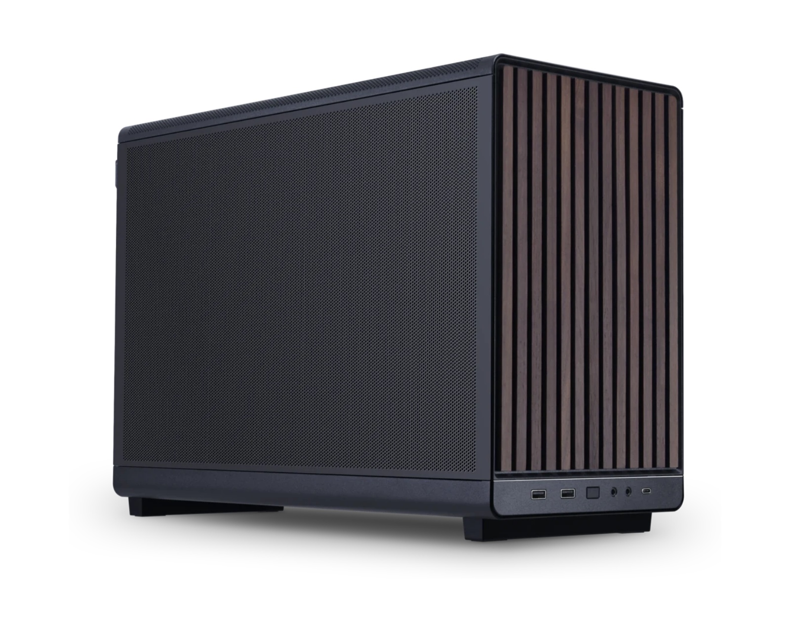 Lian Li A3- mATX-WD Black, Walnut - MaxGaming.com