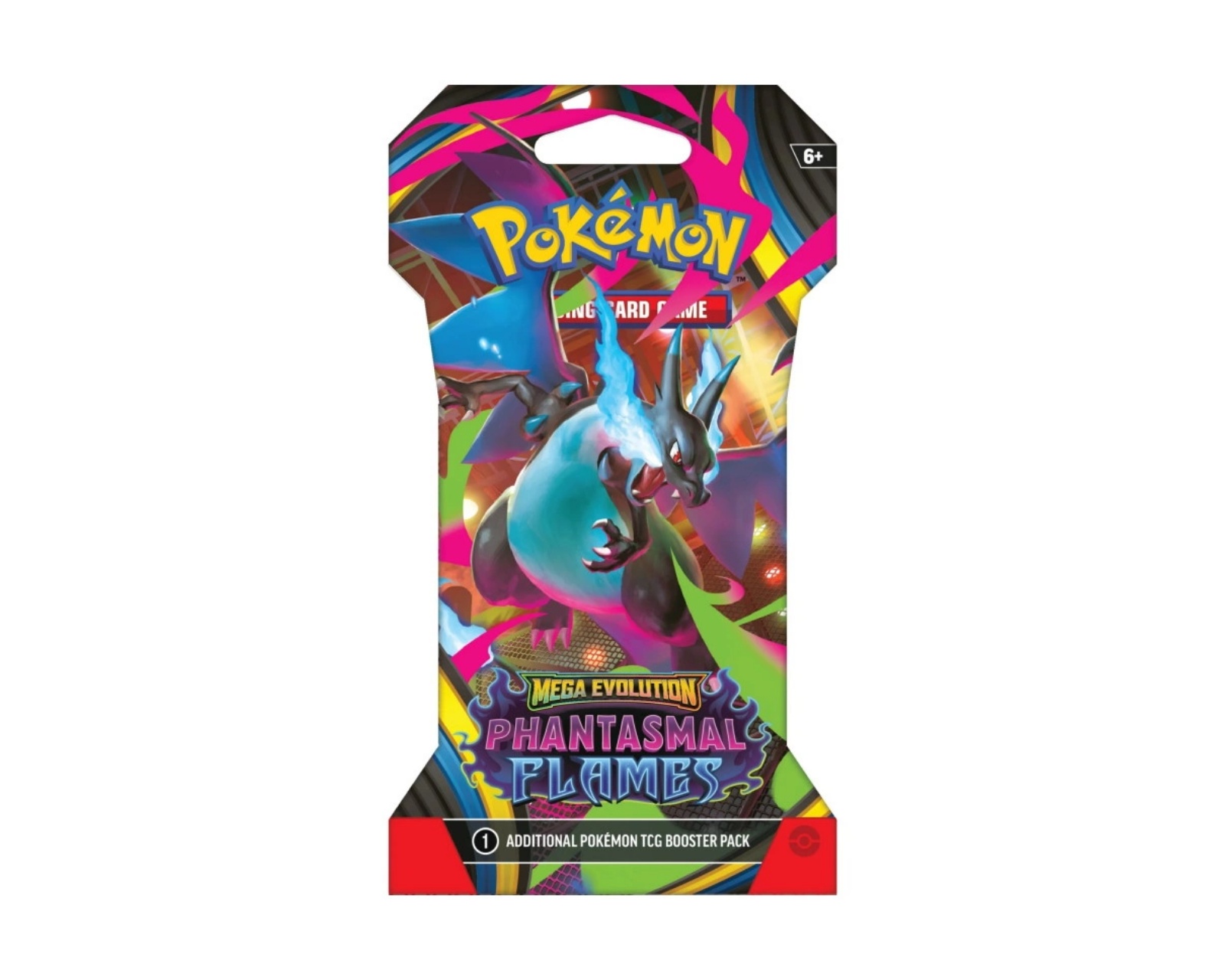 ポケモンカード PHANTASMAL FLAMES 未開封6パック　海外購入品 Pokémon ME02 Phantasmal Flames Blister (1-pack) - MaxGaming.com