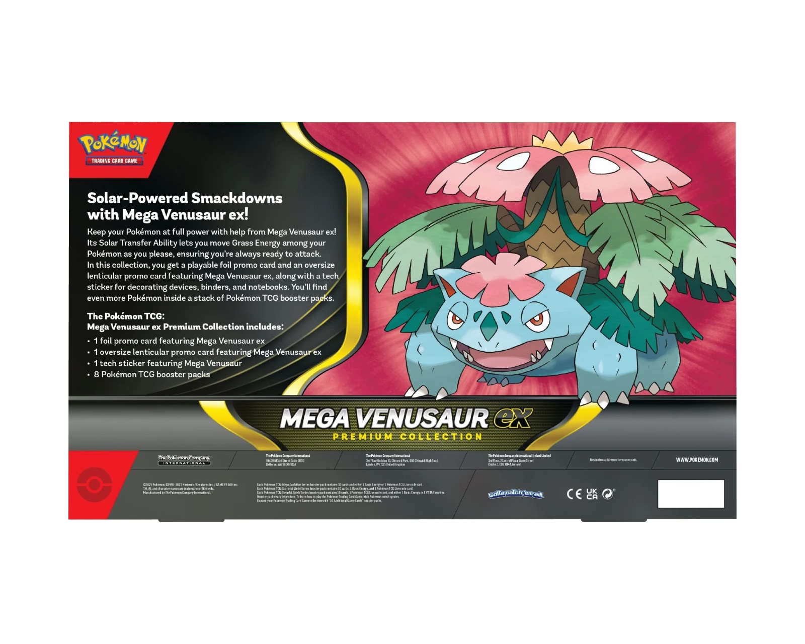 Pokémon Mega Venusaur Ex Premium Collection - MaxGaming.com