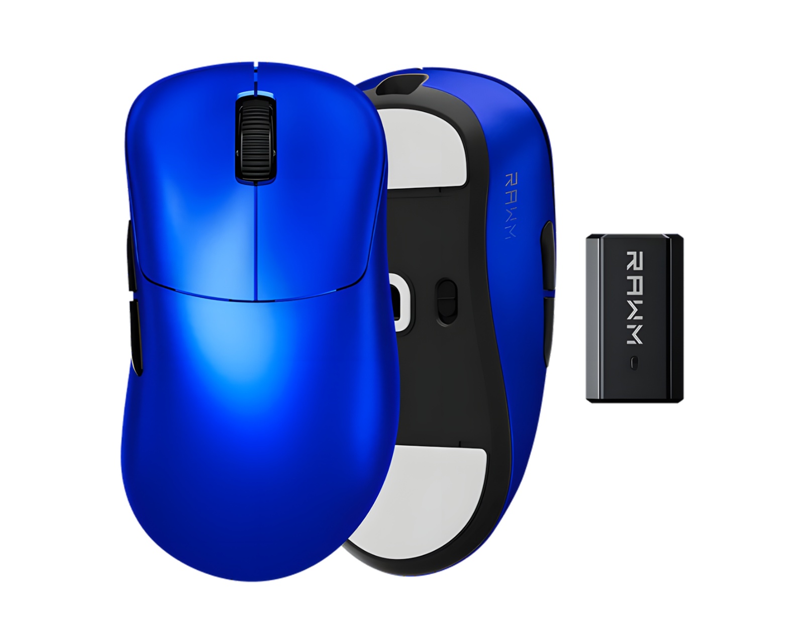 RAWM ER21 Pro 8K Wireless Gaming Mouse - Blue - MaxGaming.com