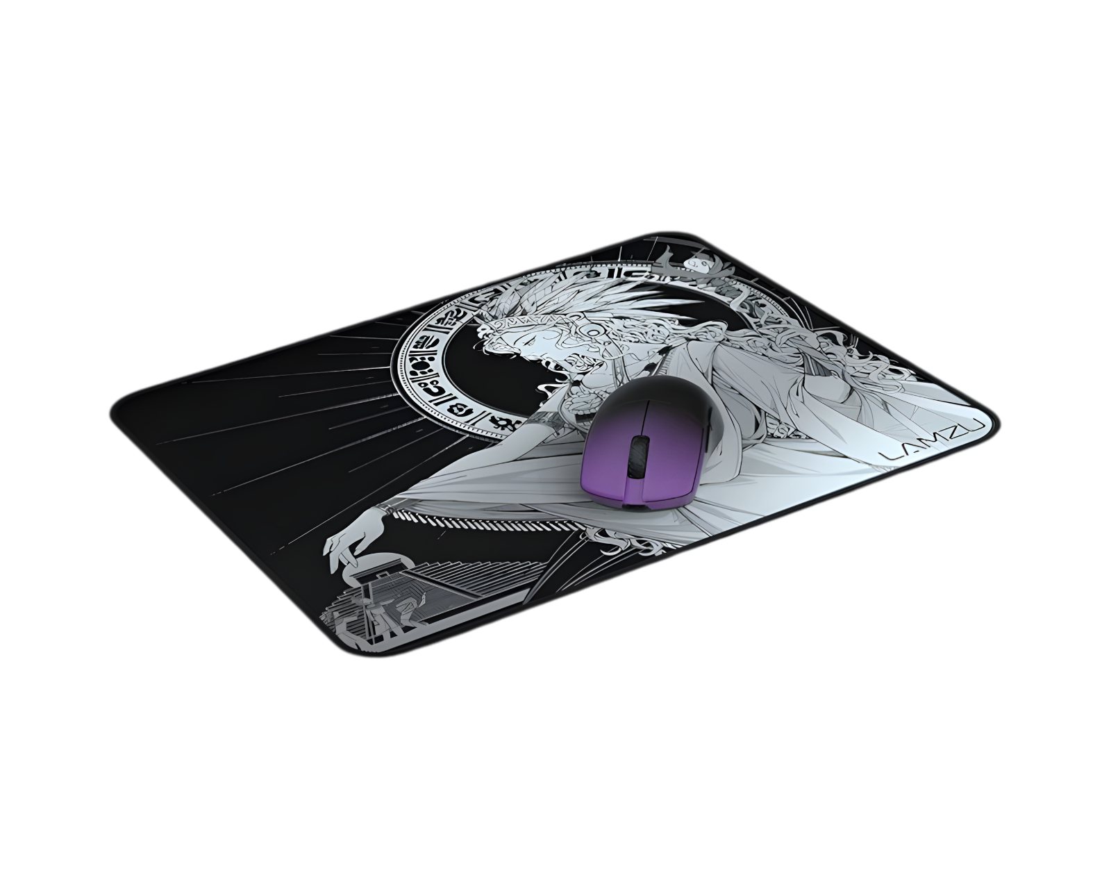 Lamzu Maya Gaming Mousepad - Black/White - MaxGaming.com