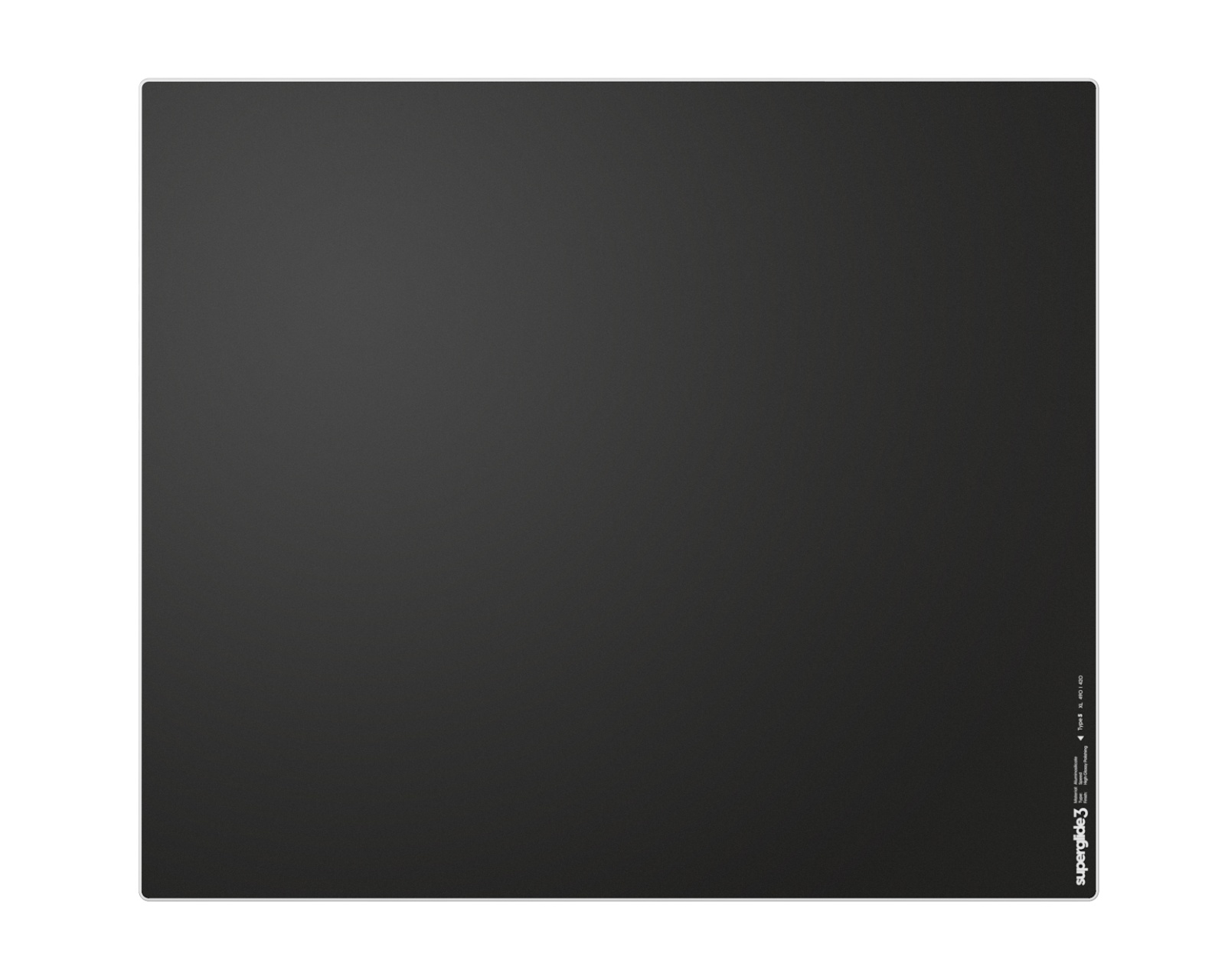 Superglide Glass Mousepad v3 XL - Type-S - Black - MaxGaming.com