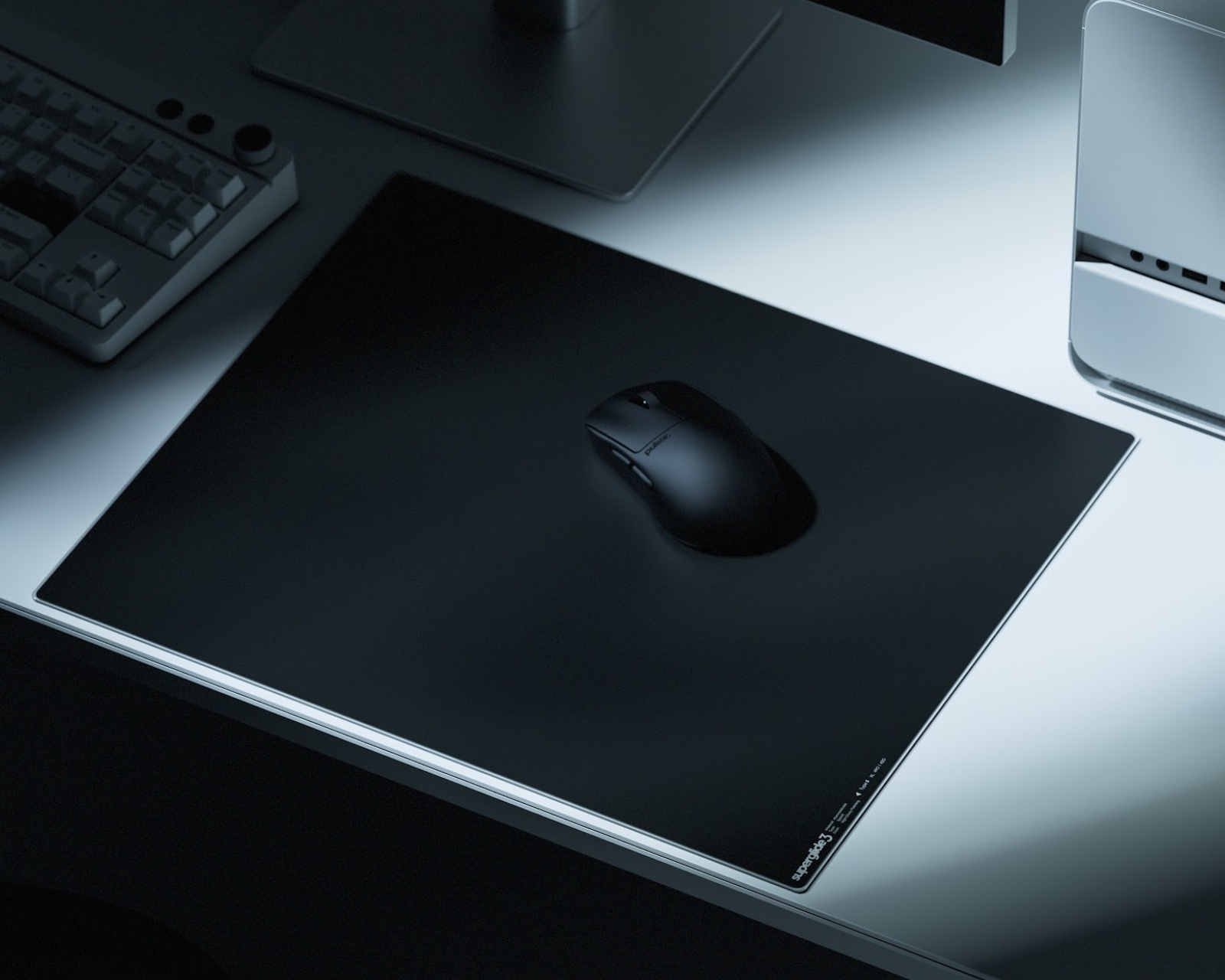 Superglide Glass Mousepad v3 XL - Type-S - Black - MaxGaming.com