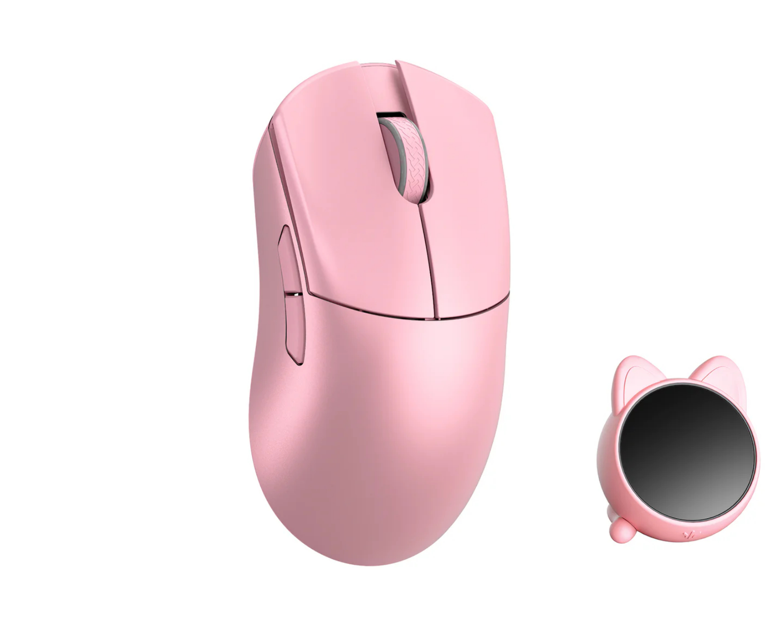 WLMOUSE HUAN pink ピンク ゲーミングマウス WLMouse Huan Stainless Magnesium Alloy Wireless Gaming Mouse