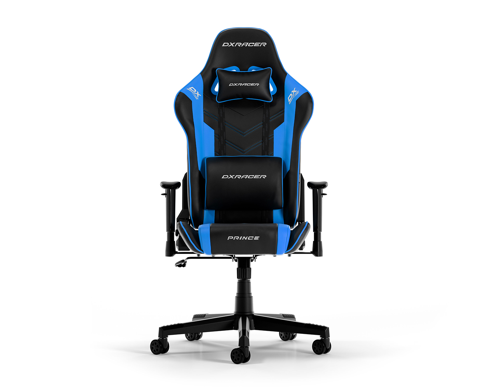 DXRacer PRINCE L Black & Blue PVC Leather 