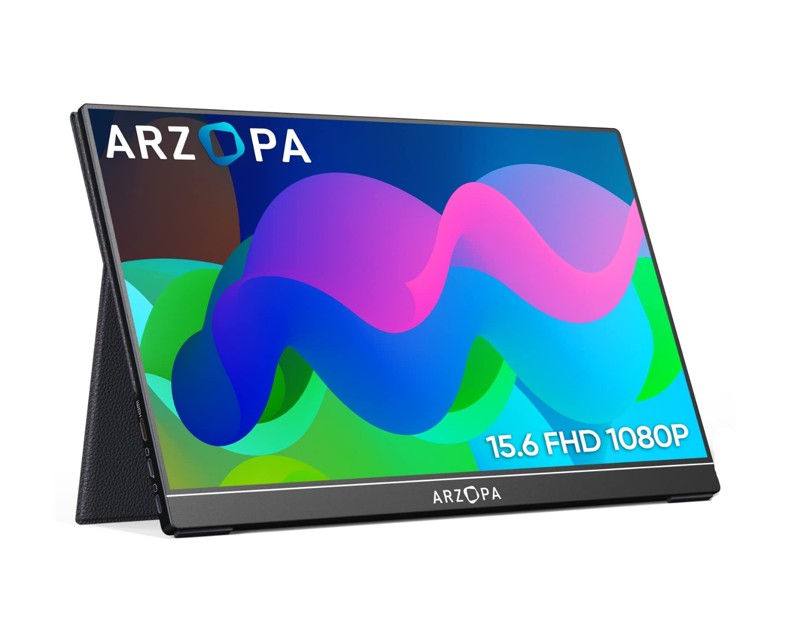 Arzopa A1 Gamut 15.6 Portable Monitor - Black - MaxGaming.com