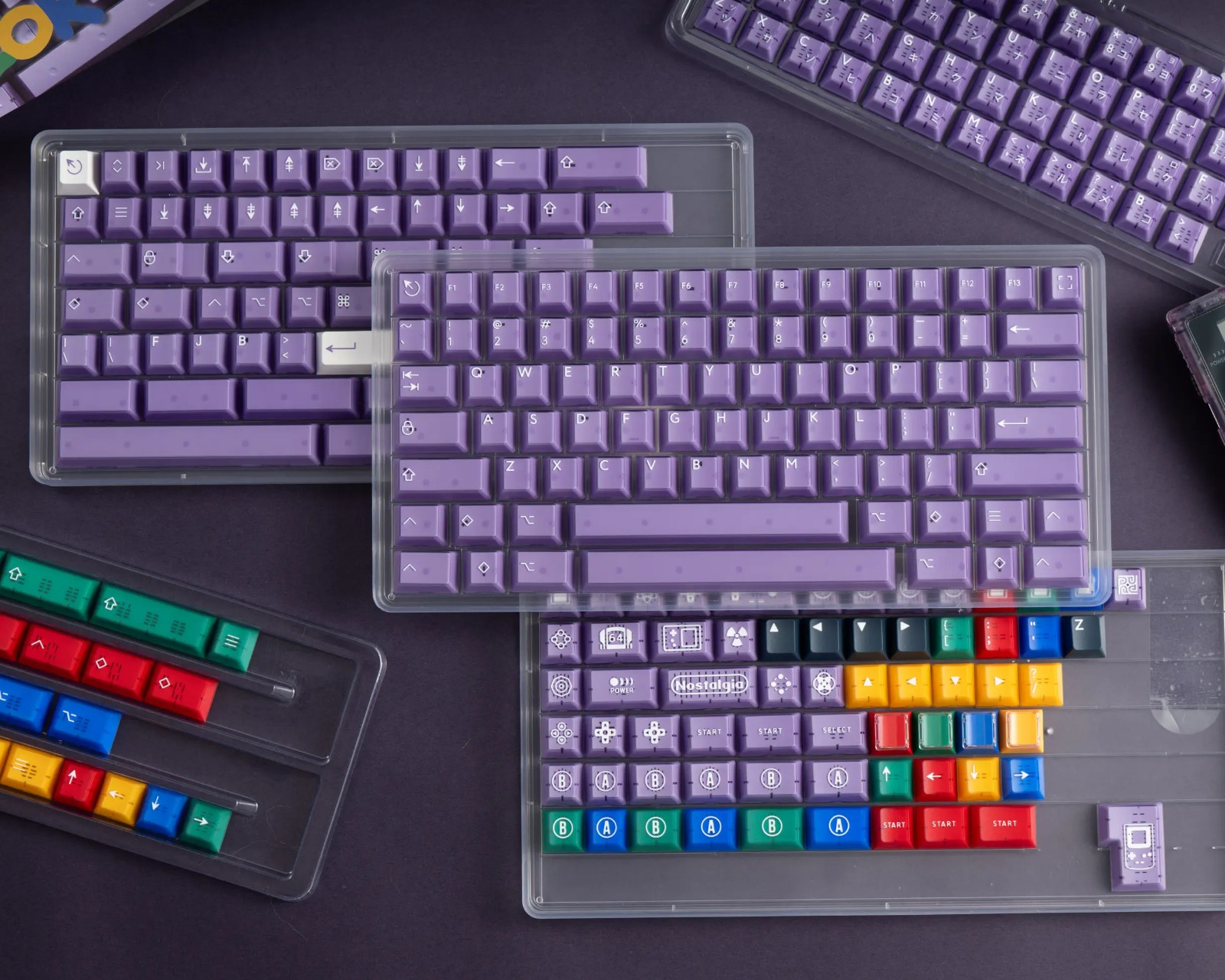 KBDfans PBTfans Atomic Purple R2 - Base kit - MaxGaming.com