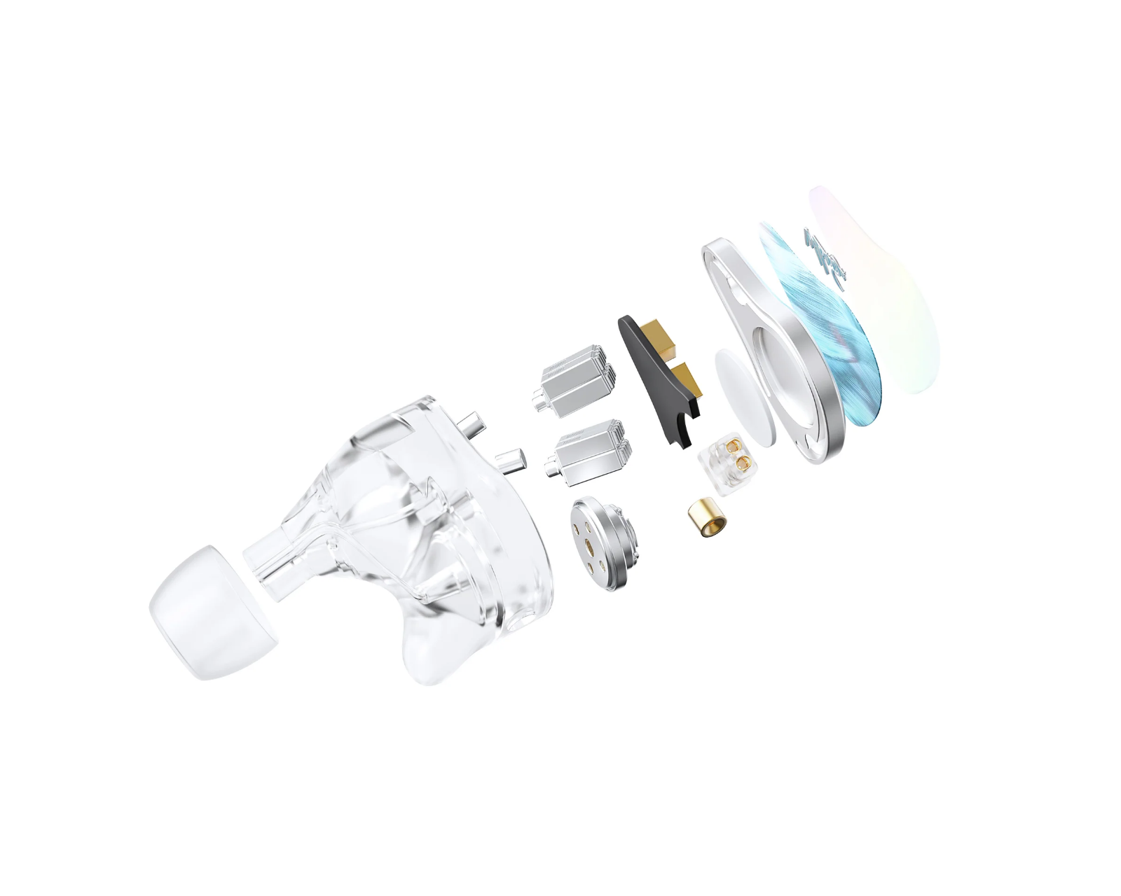WLMouse Huan IEM Headphones - Blue - MaxGaming.com