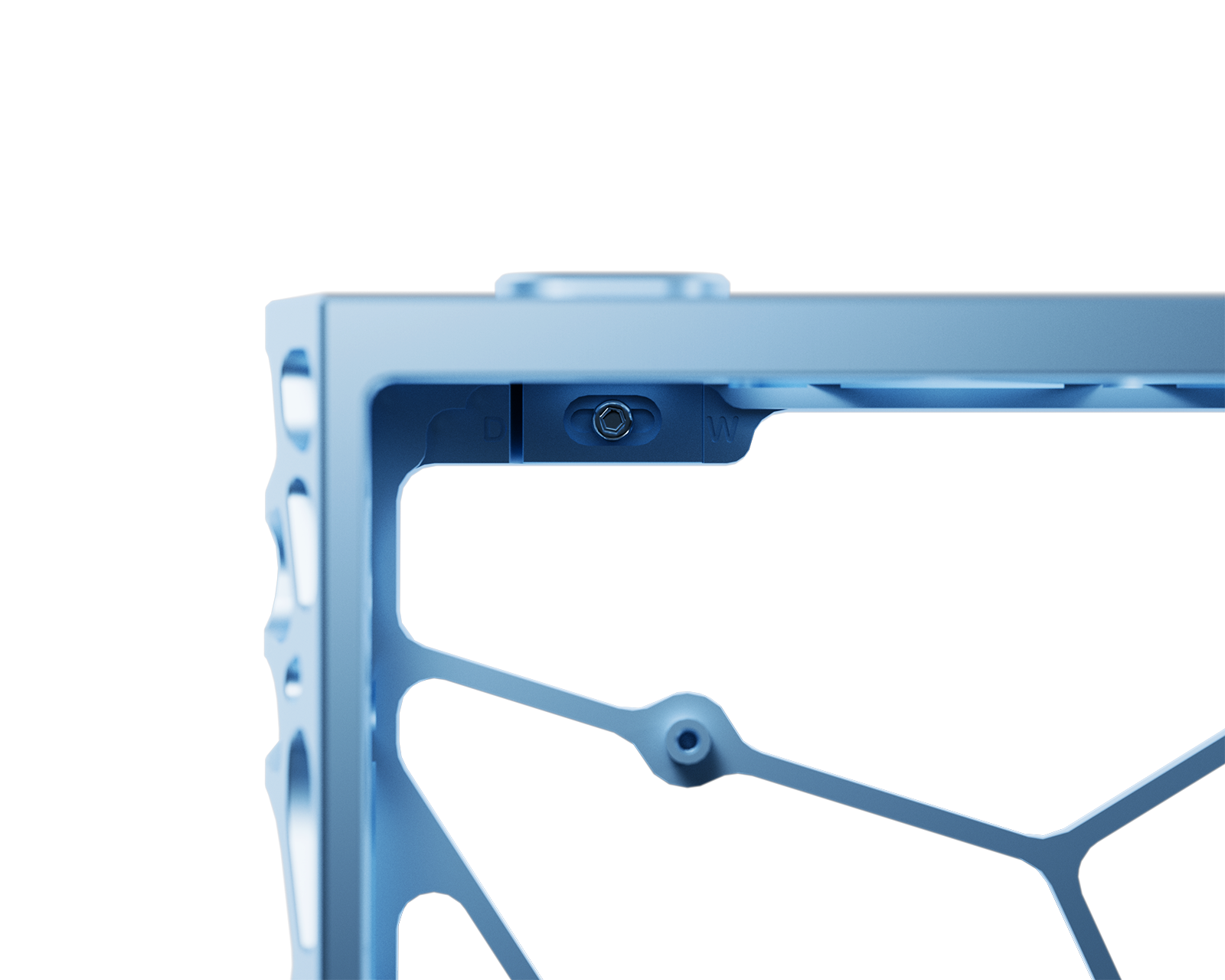 KBDfans Holy60 - Anodized Light Blue - MaxGaming.com