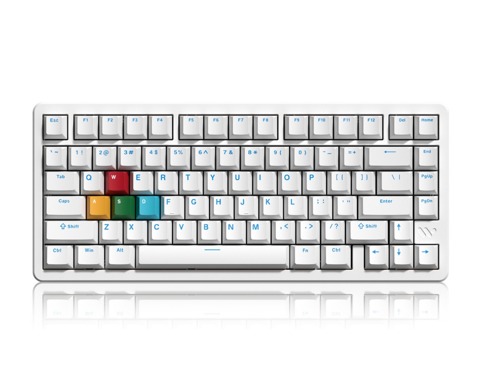 Womier Keyboard SK75 TMR/HE Wireless Keyboard - White - MaxGaming.com