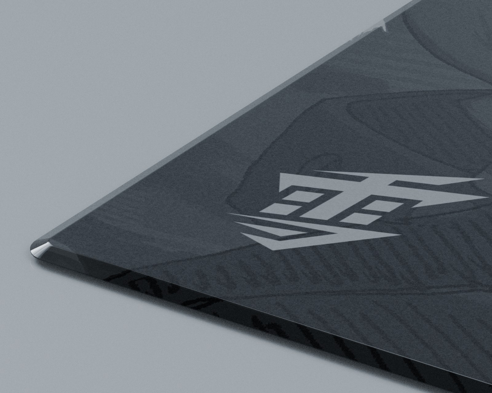 Yuki Aim Monokuro Glass Mousepad - Limited Edition - MaxGaming.com