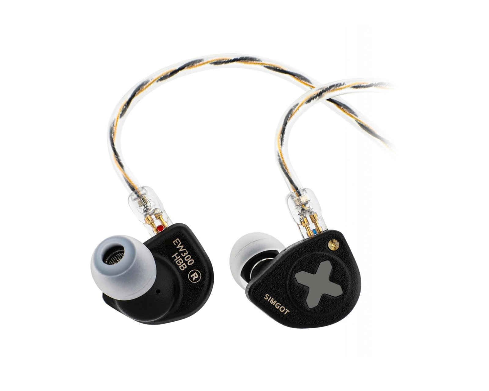SIMGOT EW300-HBB IEM Headphones - 3.5mm - MaxGaming.com