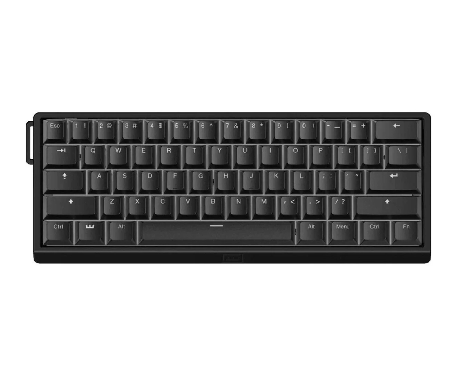Wooting 60HE V2 Keyboard - ANSI Non Split - Black Aluminum
