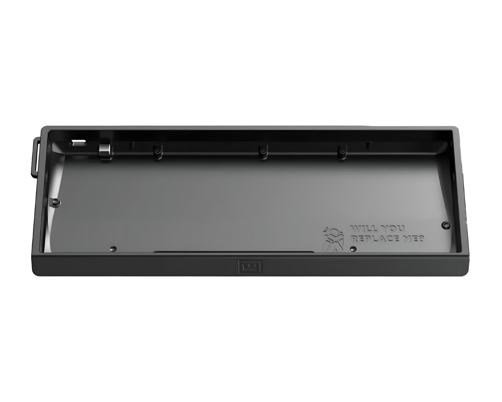 Wooting 60HE v2 Aluminum Case - Just Black - MaxGaming.com