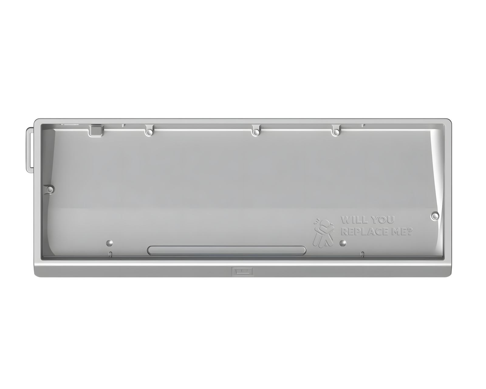Wooting 60HE V2 アルミニウムケース Wooting 60HE v2 Aluminum Case - Bright Silver - MaxGaming.com