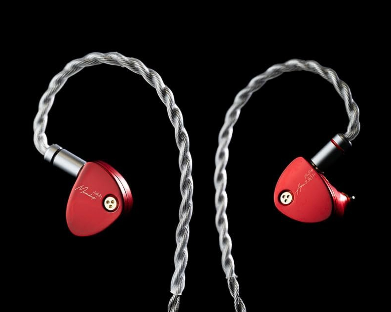 MoonDrop Aria 2 IEM Headphones - Red - MaxGaming.com