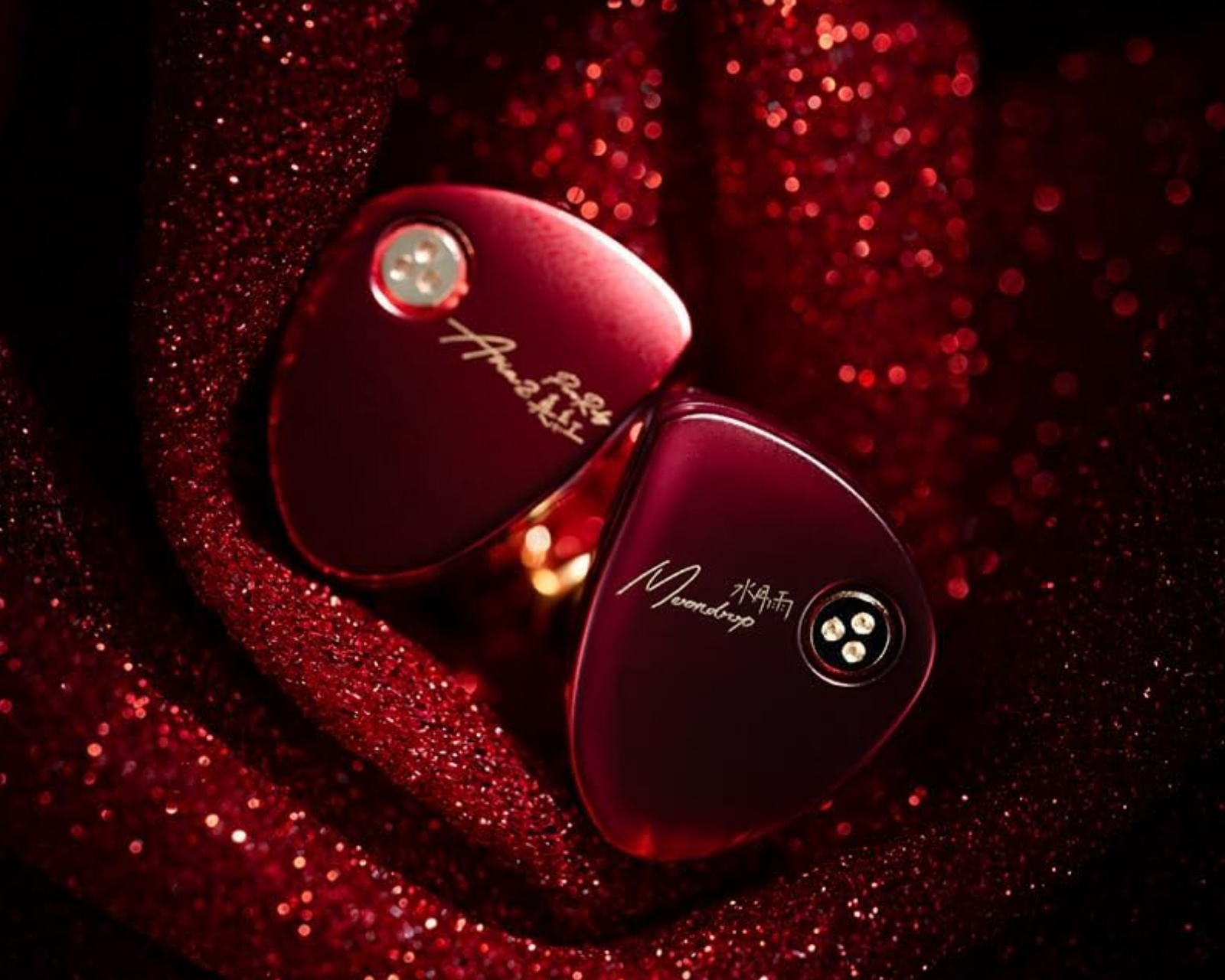 MoonDrop Aria 2 IEM Headphones - Red - MaxGaming.com