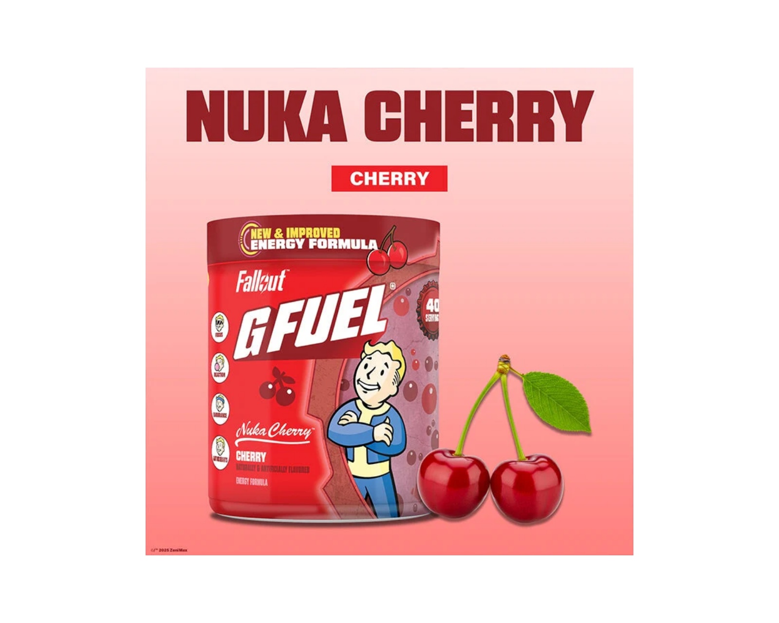 G FUEL Nuka Cherry - 40 Servings - MaxGaming.com
