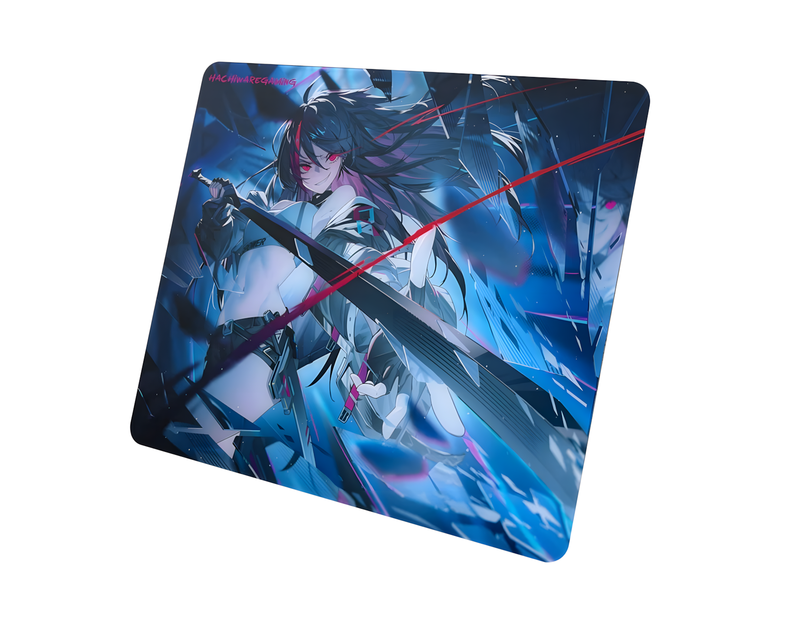 Hachiware Zero Glass Mousepad - MaxGaming.com